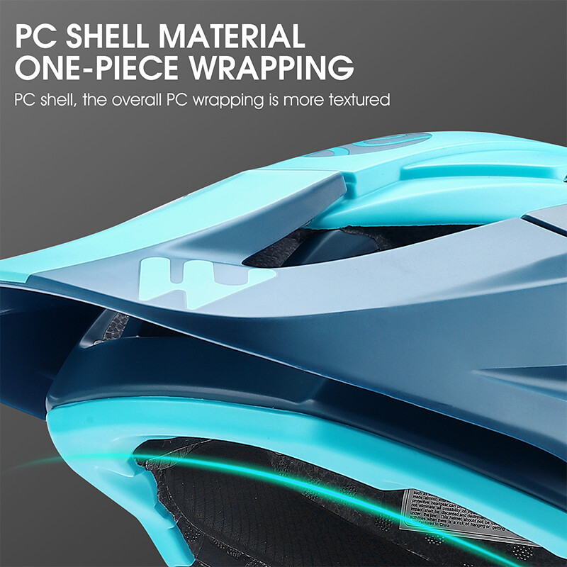 WEST BIKING Cască de ciclism pentru bărbați, cu parasolar, MTB, pentru bicicletă de drum, pentru traseu XC, reglabilă, ultraușoară, pentru sport, pentru siguranță.