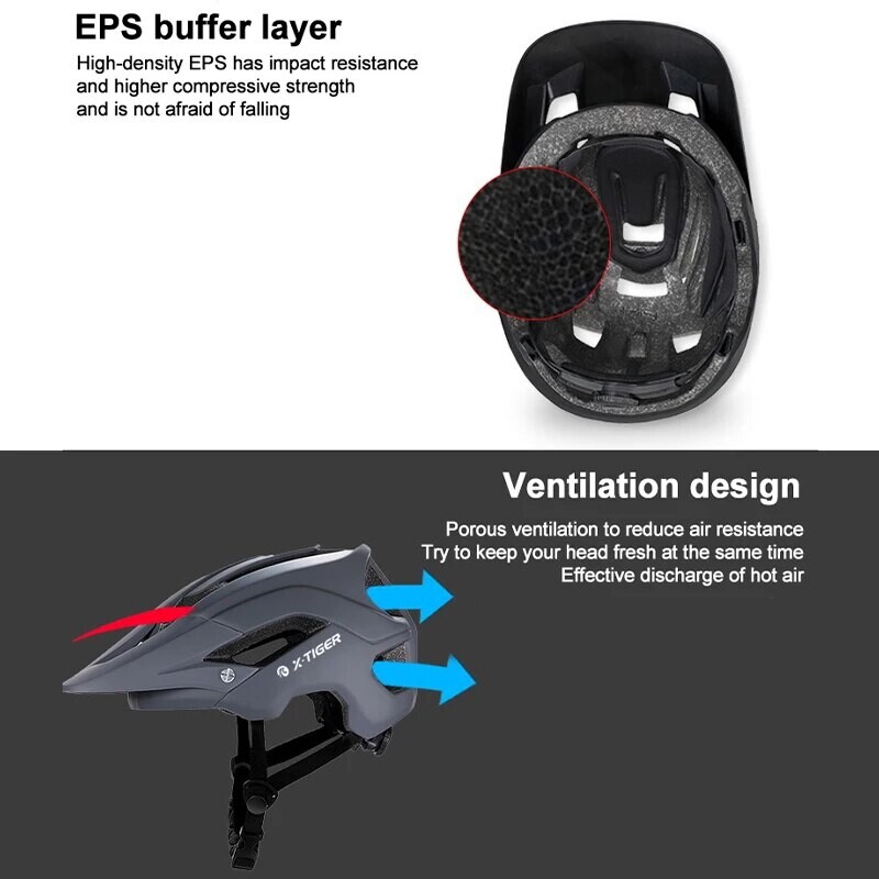 X-TIGER Bike Helmet Mountain Road Bicycle Κράνη GIRO Vuelta a España Anti-Stress αφαιρούμενο εξαιρετικά ελαφρύ αγωνιστικό κράνος ποδηλασίας