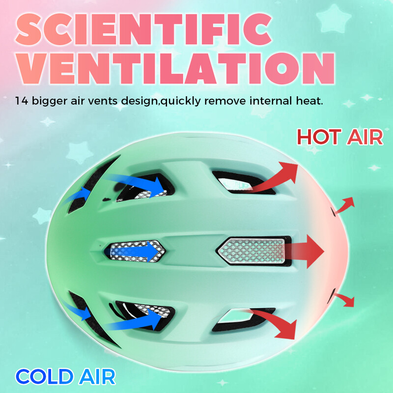 Παιδικό κράνος για παιδιά Ασφάλεια ποδηλάτου Ποδηλασία Αγόρια Κορίτσια Αθλητισμός εξωτερικού χώρου Καπάκι προστασίας MTB Balance Bike Roller Skating Κράνη