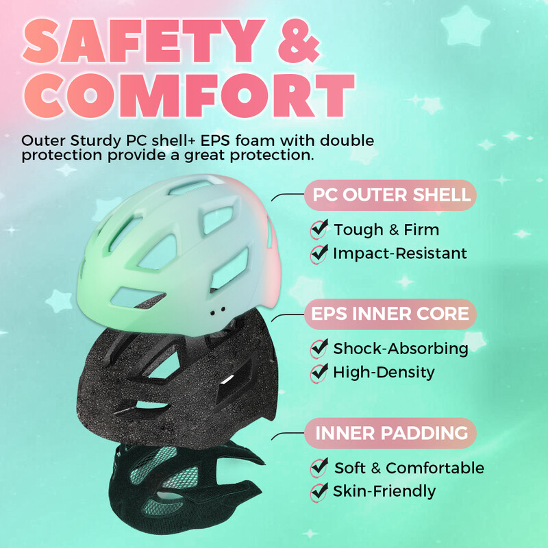 Παιδικό κράνος για παιδιά Ασφάλεια ποδηλάτου Ποδηλασία Αγόρια Κορίτσια Αθλητισμός εξωτερικού χώρου Καπάκι προστασίας MTB Balance Bike Roller Skating Κράνη