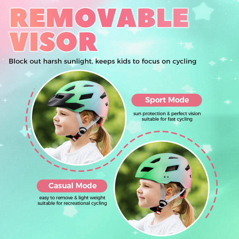 Παιδικό κράνος για παιδιά Ασφάλεια ποδηλάτου Ποδηλασία Αγόρια Κορίτσια Αθλητισμός εξωτερικού χώρου Καπάκι προστασίας MTB Balance Bike Roller Skating Κράνη