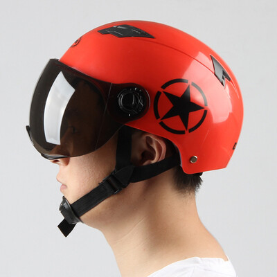 Motocikla ķivere elektriskā skrejriteņa ķivere elpojoša āra sporta aizsargcepure Riteņbraukšana ar drošības atstarojošu brīdinājuma plāksteri