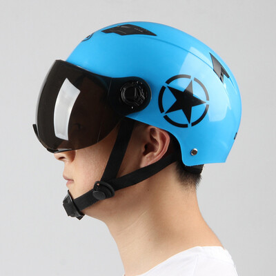 Motocikla ķivere elektriskā skrejriteņa ķivere elpojoša āra sporta aizsargcepure Riteņbraukšana ar drošības atstarojošu brīdinājuma plāksteri