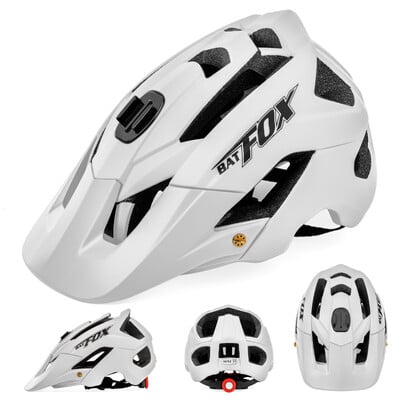 BATFOX 2024 NOU Casca de bicicleta alb Siguranta sportiva Casca de ciclism barbati Mountain Bike casco mtb capacete ciclismo