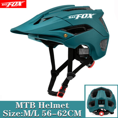 BATFOX 2024 JAUNA Balta Velosipēdu ķivere Sporta Drošība Vīriešu Riteņbraukšanas Ķiveres Kalnu velosipēdu casco mtb capacete ciclismo