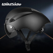 Wildside WINGER II Aero Cască de bicicletă de drum Ochelari de ciclism Cască de curse TT Cască de siguranță pentru sport pentru bicicletă Super Cască reglabilă