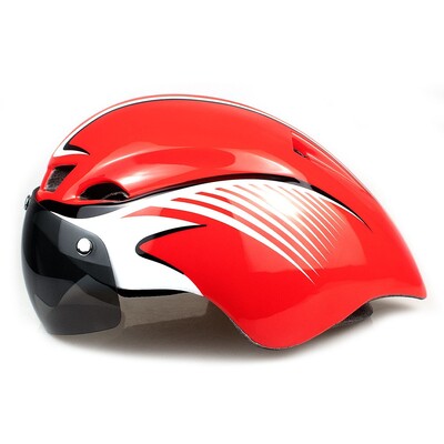 Wildside WINGER II Aero Cască de bicicletă de drum Ochelari de ciclism Cască de curse TT Cască de siguranță pentru sport pentru bicicletă Super Cască reglabilă