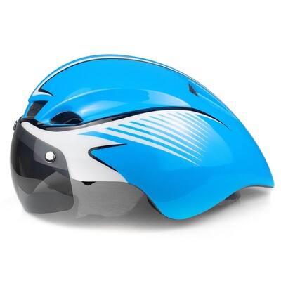 Wildside WINGER II Aero Cască de bicicletă de drum Ochelari de ciclism Cască de curse TT Cască de siguranță pentru sport pentru bicicletă Super Cască reglabilă