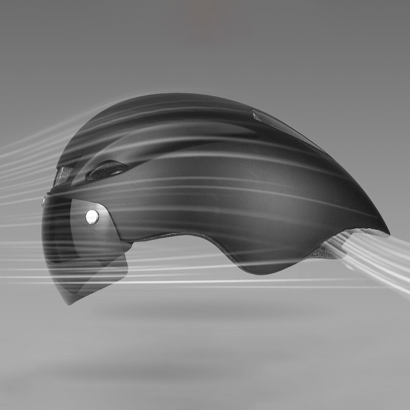 Wildside WINGER II Aero Cască de bicicletă de drum Ochelari de ciclism Cască de curse TT Cască de siguranță pentru sport pentru bicicletă Super Cască reglabilă