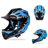 Κράνος ποδηλάτου για παιδιά Αποσπώμενο κράνος ποδηλάτου Full Face MTB Mountain Road Cycling κράνος για Ποδηλασία Skateboarding Roller Skat