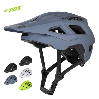 BATFOX Bike Helmet мъжка велосипедна каска MTB casco bicicleta Mountain bike casco ciclismo hombre Черни матови велосипедни каски