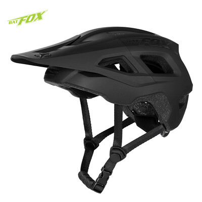 BATFOX Bike Helmet vīriešu velo ķivere MTB casco bicicleta Kalnu velosipēdistu casco ciclismo hombre Matēti melnas veloķiveres