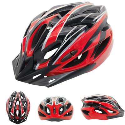 Unisex Pieaugušo velosipēdistu ķivere Ceļa kalnu velosipēdistu ķiveres Regulējama Ultralight velosipēda drošības ķivere EPS materiāls Riteņbraukšanas aprīkojums