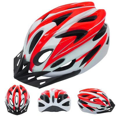 Unisex Pieaugušo velosipēdistu ķivere Ceļa kalnu velosipēdistu ķiveres Regulējama Ultralight velosipēda drošības ķivere EPS materiāls Riteņbraukšanas aprīkojums