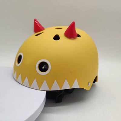 Cască de bicicletă pentru copii drăguț Cască de ciclism ușoară, reglabilă, cu absorbție a șocurilor, sport în aer liber, călărie, protecție pentru copii