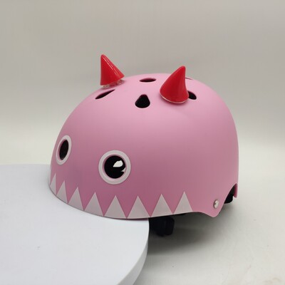 Cască de bicicletă pentru copii drăguț Cască de ciclism ușoară, reglabilă, cu absorbție a șocurilor, sport în aer liber, călărie, protecție pentru copii