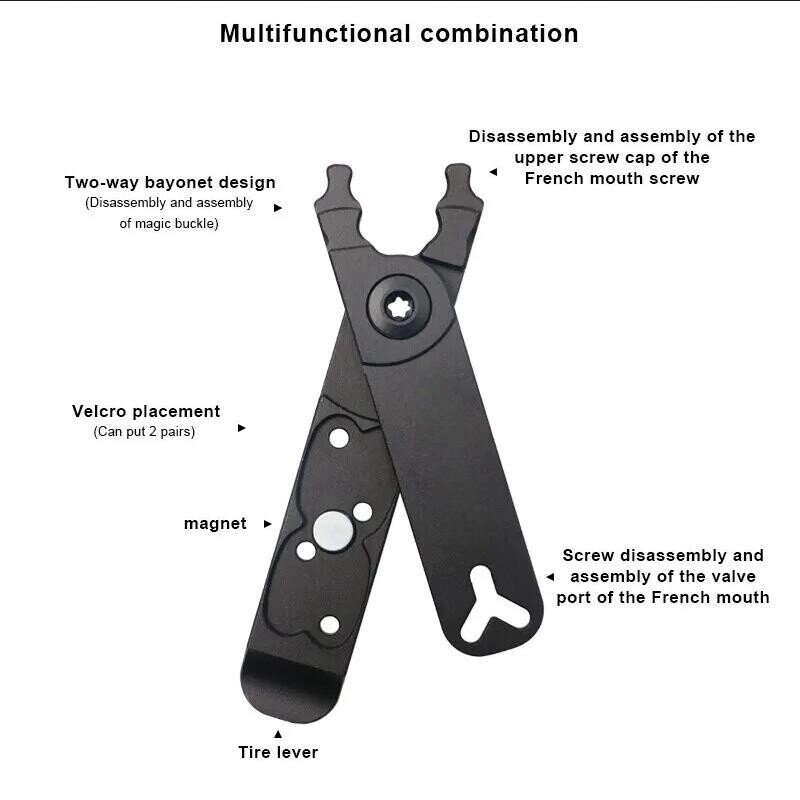 Kerékpár láncszem fogó Mini MTB kerékpár gyors kiszerelés beszerelhető fogó kerékpár lánc csat Nyitott bezárás bilincs javító szerszámok