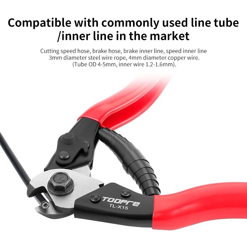 TOOPRE kalnu velosipēdu līnijas knaibles velosipēdu griešanas knaibles bremžu mainīga ātruma līnijas caurules iekšējais vads daudzfunkcionālie knaibles