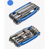 Μίνι πολυεργαλείο 11 σε 1 ποδηλάτου - Ελαφρύ κλειδί εργαλείων από ανοξείδωτο χάλυβα, κατσαβίδι, αλυσίδα, εξάγωνη ακτίνα τροχού