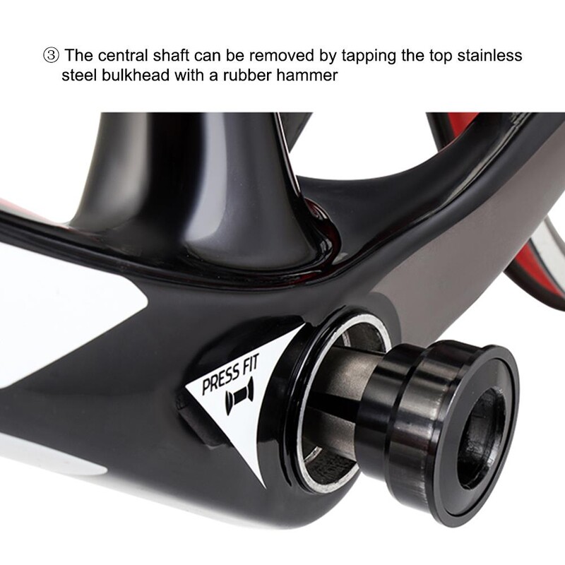 Velosipēdu austiņu noņemšanas demontāžas instrumenti priekš BB86 PF30 BB92 velosipēda apakšējā kronšteina krūze Iespiežamā vārpstas kloķa uzstādīšanas remonta rīks