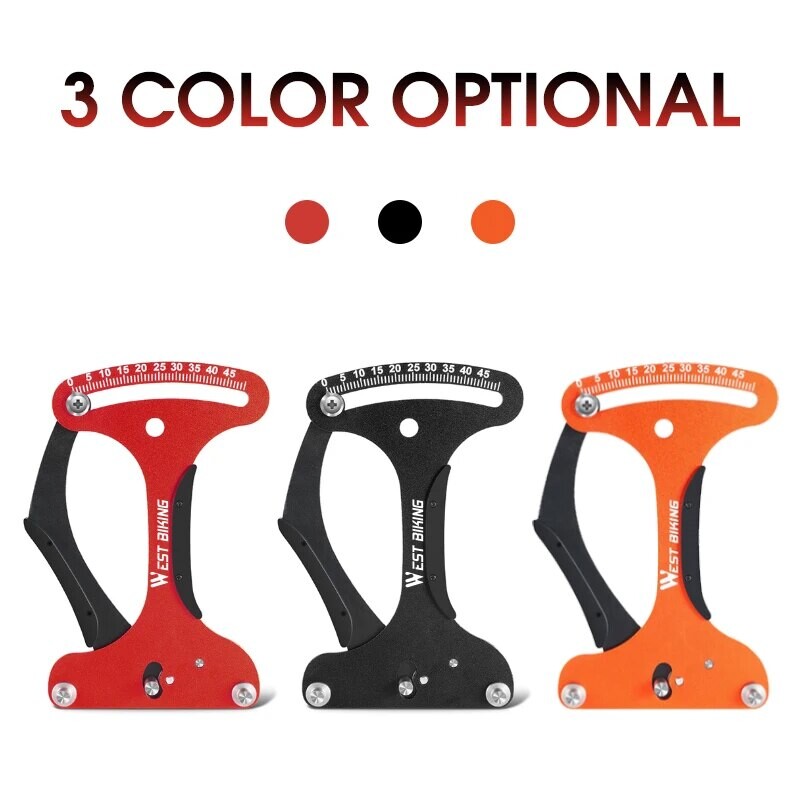 WEST BIKING Mjerač napetosti žbica bicikla za MTB cestovni bicikl Žbice kotača Provjera alata za popravak aluminijske legure Biciklizam