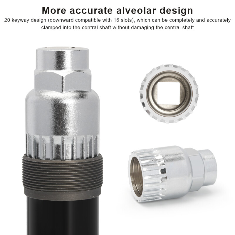 Alat za popravak skidača donjeg nosača bicikla BB izvlakač Ključ s 20 zuba Alat za skidanje izvlakača poluge za brdsku cestovnu biciklu MTB alat za popravak