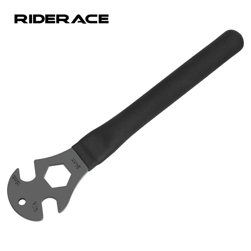 Cheie pentru pedală de bicicletă Mâner extra lung MTB Road Mountain Bike Pedale Instalare dispozitiv de îndepărtare Înlocuire instrument de reparare cheie 15 mm
