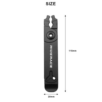 RIDERACE Πένσα με σύνδεσμο αλυσίδας ποδηλάτου Mini MTB ποδήλατο Γρήγορη αφαίρεση Τοποθέτηση πόρπη αλυσίδας πένσα ποδηλασίας Άνοιγμα κλεισίματος σφιγκτήρα επισκευής