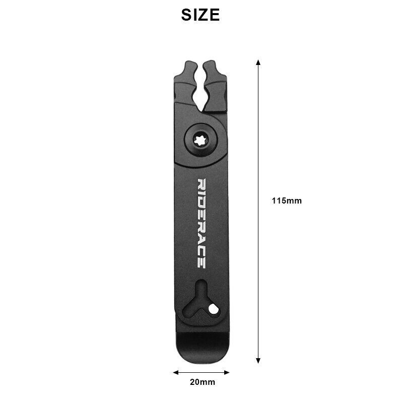 RIDERACE Clește de verigi pentru lanț de biciclete Mini MTB Bicicletă Îndepărtare rapidă Clește de instalare Cataramă pentru lanț de ciclism Deschidere Închidere clemă Instrumente de reparare