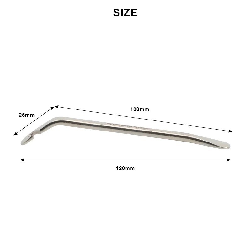 3PCS velosipēda riepu sviras cauruļu remonta serviss oglekļa tērauda termiskās apstrādes riteņbraukšanas rīks velosipēda riepu attaisāmā vārna stieņa noņemšanai