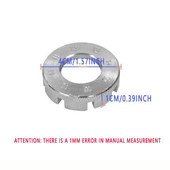 Κλειδί με ακτίνες, Ανθεκτικό κλειδί κλειδιού 8 κατευθύνσεων για επισκευή ποδηλάτου - Ρύθμιση ακτίνων κλειδιού ποδηλάτου Σετ εργαλείων ζάντας ποδηλάτου