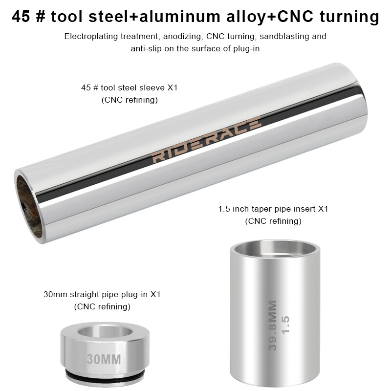 Κιτ μπροστινού πιρουνιού ποδηλάτου Εγκατάσταση ποδηλάτου Επισκευή ακουστικών Crown Race Setting για 28,6 mm 1-1/2" ή 1-1/8"