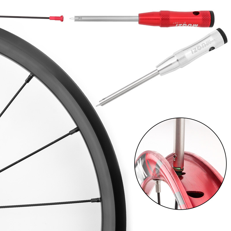 MUQZI spieķa nipeļa piedziņas rīks MTB velosipēda spieķu nipeļa noņemšanas uzstādīšanas uzgriežņu atslēgas velosipēda spieķa nipeļa ievietošanas rīks