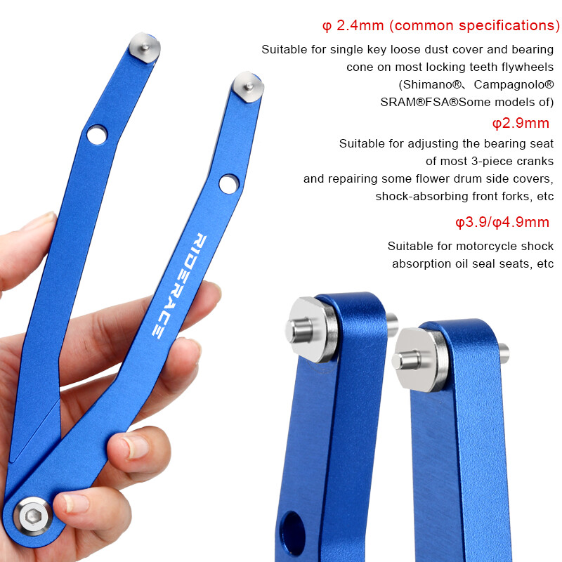 RIDERACE Ključ za skidanje radilice za bicikle za SRAM DUB FSA Ugradnja kapice vijaka Ključ za demontažu Alat za popravak radilice za bicikl