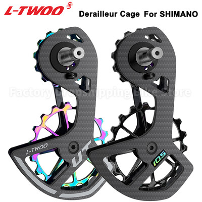 LTWOO Bicicletă de șosea Rulmenți ceramici Cuști schimbătoare din fibră de carbon pentru Shimano 105 5800 6800 Ultegra Set roți cu roți schimbător spate