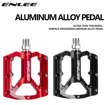 ENLEE Bicycle Pedal One-Piece CNC алуминиева сплав Ultralight Seal Du Bearing BMX Mtb Bicycle Pedals Аксесоари