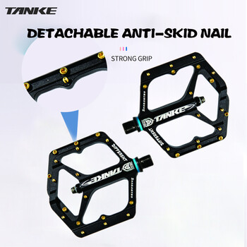 TANKE TP-50 Pedals Sepeda MTB κράμα αλουμινίου Αντιολισθητικό πεντάλ ποδηλάτου Πεντάλ ποδηλάτου Πεντάλ ποδηλάτου