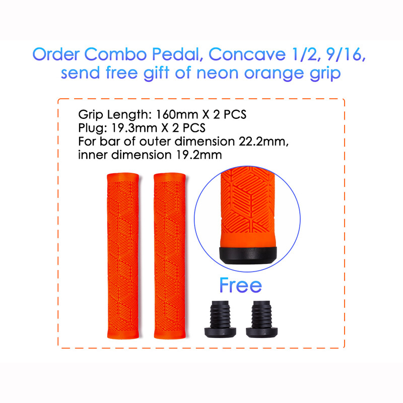 Funsea Pedals for Bicycle BMX Cruiser Pedal Plastic 1/2 Axle One PC Crank Bike Αξεσουάρ Ανταλλακτικά