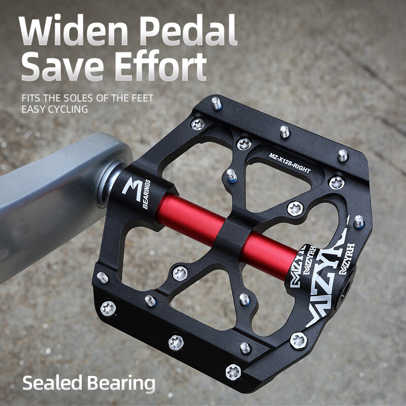 MZYRH Πεντάλ ποδηλάτου 3 ρουλεμάν Υπερελαφρύ Αντιολισθητικό CNC BMX MTB Πεντάλ ποδηλάτου δρόμου Ποδηλασία Σφραγισμένο ρουλεμάν Πεντάλ ποδηλάτου