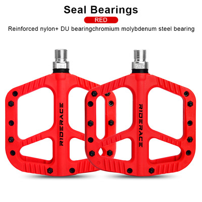 Υπερελαφριά πεντάλ ποδηλάτου Nylon Seal Bearings Road BMX MTB Pedal Bike Mountain Flat Platform Αντιολισθητικά ανταλλακτικά ποδηλασίας