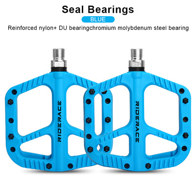 Υπερελαφριά πεντάλ ποδηλάτου Nylon Seal Bearings Road BMX MTB Pedal Bike Mountain Flat Platform Αντιολισθητικά ανταλλακτικά ποδηλασίας