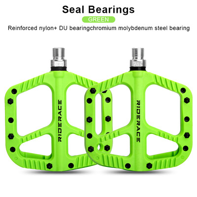 Υπερελαφριά πεντάλ ποδηλάτου Nylon Seal Bearings Road BMX MTB Pedal Bike Mountain Flat Platform Αντιολισθητικά ανταλλακτικά ποδηλασίας
