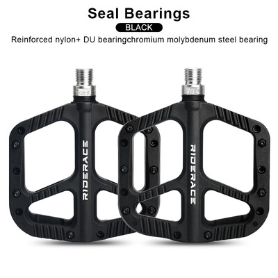 Υπερελαφριά πεντάλ ποδηλάτου Nylon Seal Bearings Road BMX MTB Pedal Bike Mountain Flat Platform Αντιολισθητικά ανταλλακτικά ποδηλασίας