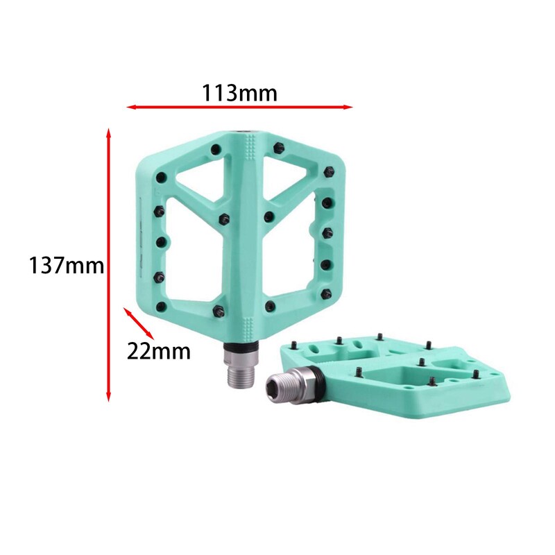 Accesorii pedale pentru biciclete, netede, ușoare, ușor de instalat