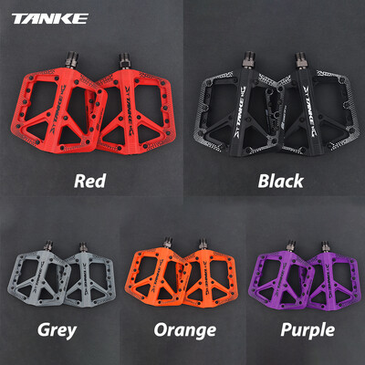 TANKE MTB Bicicletă Nylon Pedală lărgire anti-alunecare DU+1 Rulment Bicicletă Mountain Bike Accesorii pentru ciclism off-road Plată universală BMX