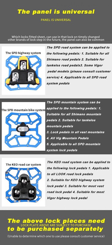 Πεντάλ ποδηλάτου AUBTEC 1 ζεύγους Προσαρμογείς πλατφόρμας χωρίς κλιπ ποδηλάτου από κράμα αλουμινίου για αξεσουάρ ορεινού ποδηλάτου δρόμου δρόμου SPD KEO Pedals