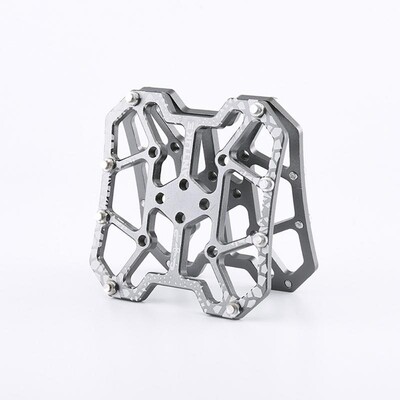 Πεντάλ ποδηλάτου AUBTEC 1 ζεύγους Προσαρμογείς πλατφόρμας χωρίς κλιπ ποδηλάτου από κράμα αλουμινίου για αξεσουάρ ορεινού ποδηλάτου δρόμου δρόμου SPD KEO Pedals