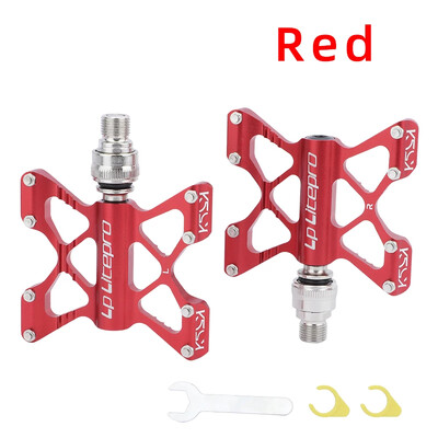 Litepro K5 πεντάλ γρήγορης απελευθέρωσης Διευρυμένο αντιολισθητικό εξαιρετικά ελαφρύ κράμα αλουμινίου DU σφραγισμένο ρουλεμάν Πτυσσόμενα πεντάλ ποδηλάτου MTB Εξάρτημα ποδηλάτου