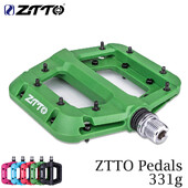 ZTTO MTB šosejas velosipēda īpaši vieglie pedāļi pretslīdes neilona pedālis XC BMX riteņbraukšanas daļas 2 noslēgti gultņu sistēma kalnu velosipēdam 12 mm ass