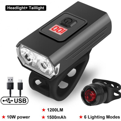 3T6 LED Φως ποδηλάτου εμπρός 4800mAh USB Επαναφορτιζόμενη MTB Λάμπα ποδηλάτου 2500 Lumen Ποδήλατο Φακό Αξεσουάρ ποδηλάτου φακού ποδηλάτου